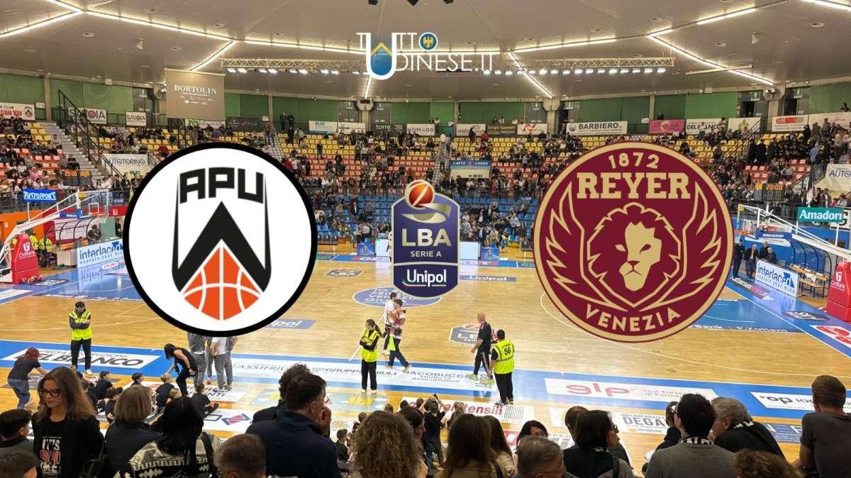 DIRETTA APU Udine-Reyer Venezia 87-94: RISULTATO FINALE