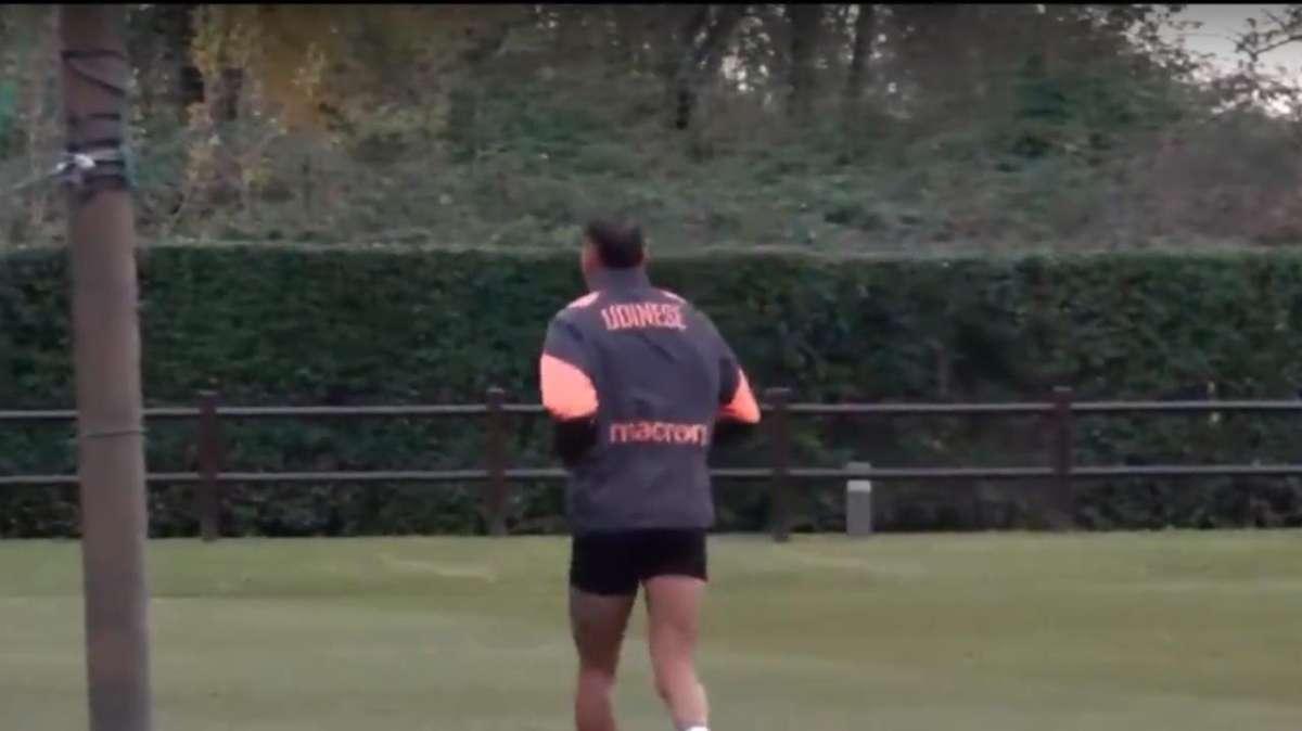 Udinese, allenamento in campo a parte per Pereyra: le sue condizioni