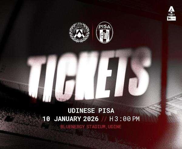 Udinese-Pisa, biglietti a 5€ per gli iscritti al nostro club "Raggio di Luna" Selmosson