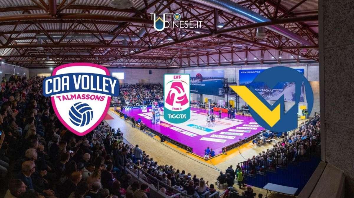 DIRETTA Serie A2 CDA Talmassons FVG-Volley Modena 3-0: RISULTATO FINALE