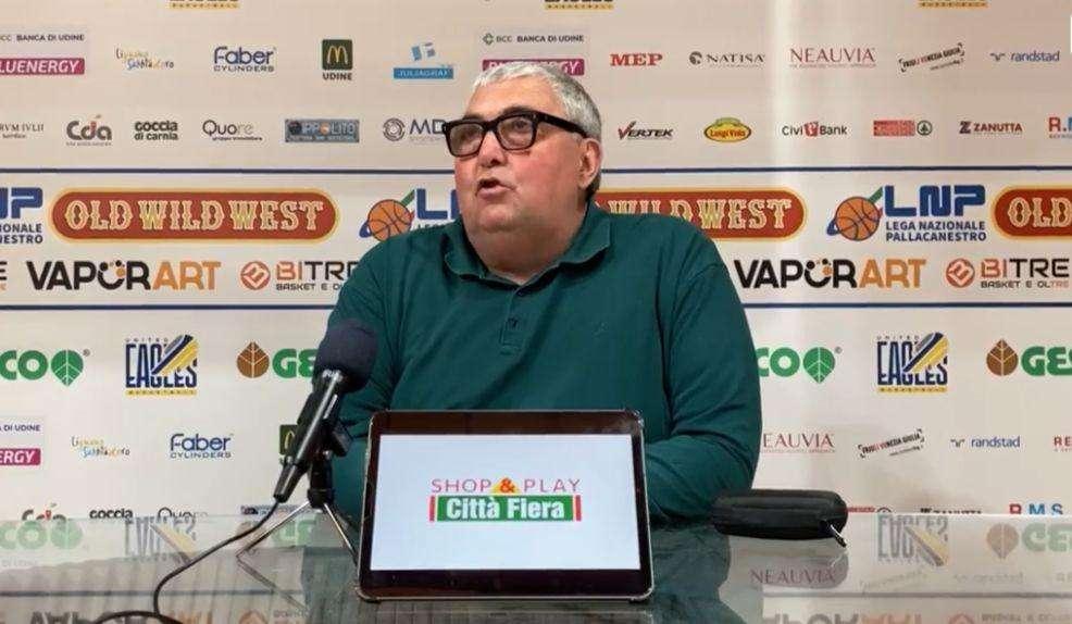 UEB Gesteco Cividale, Pillastrini: "Tappa importante verso i playoff. Primo posto nelle nostre mani"