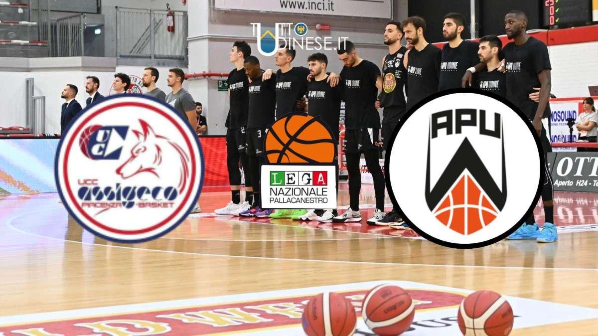 RELIVE Serie A2 Assigeco Piacenza-Apu Udine 69-67: RISULTATO FINALE