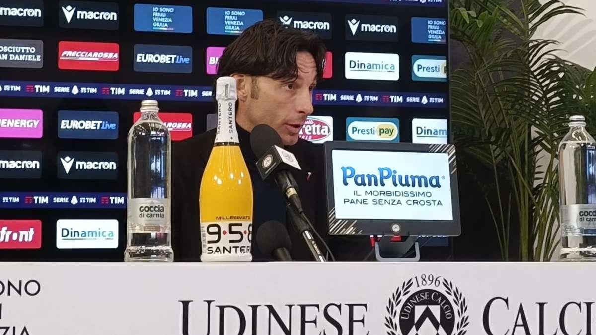 Udinese, Cioffi in conferenza: "Mancata cattiveria sottoporta, nella ripresa ho messo più palleggio"