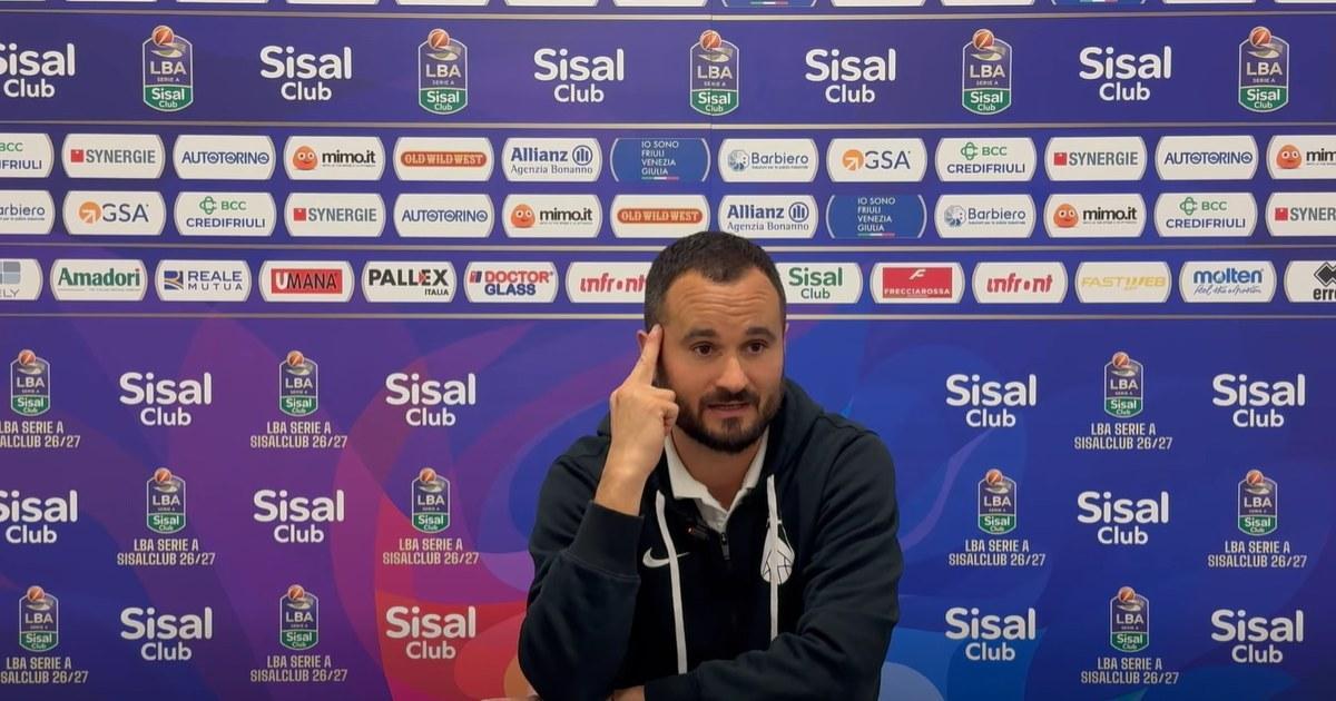 APU Udine-Scafati 87-63, Vertemati: "Molto contenti del risultato, queste devono essere le costanti"