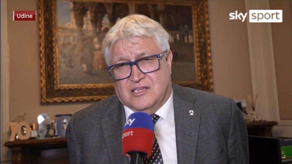 De Toni a Sky: "Spero un giorno di poter ospitare a Udine Israele-Palestina"