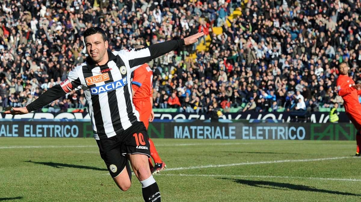 46 anni di Totò Di Natale: i suoi numeri con la maglia dell’Udinese 