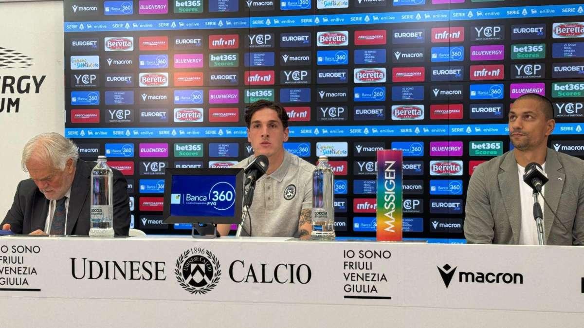 Zaniolo si presenta: "Udinese ambiente perfetto per me, il Mondiale un obiettivo non un'ossessione"