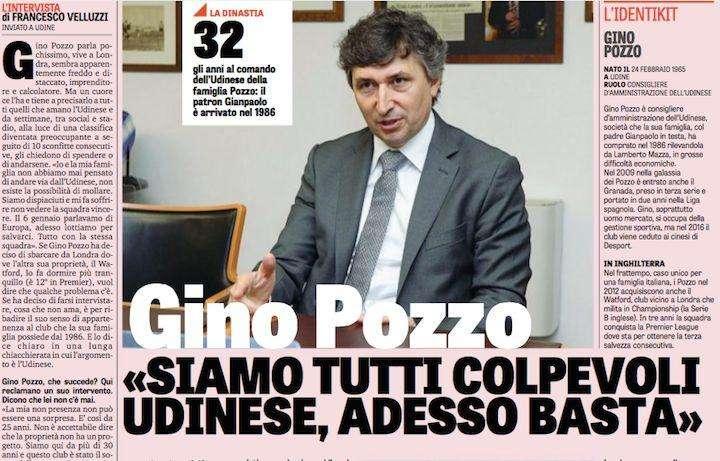 Gino Pozzo e le responsabilit&agrave;