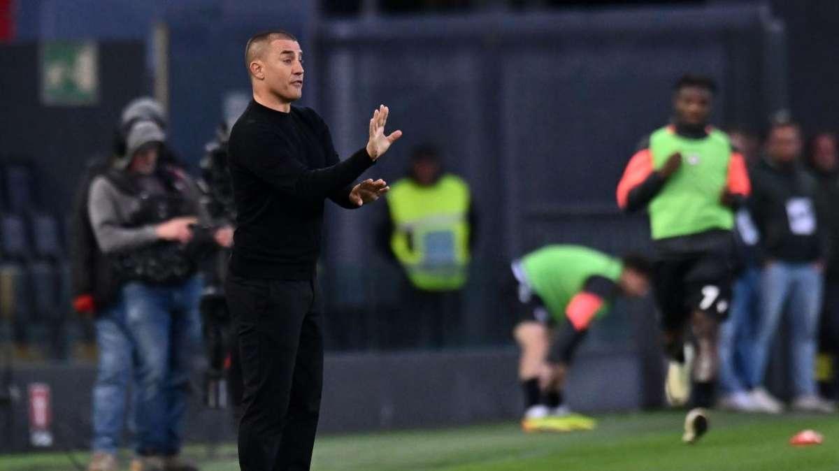 Udinese, Cannavaro a TV12: "Pensavo che in venti minuti i giocatori tenessero più alta l'attenzione"