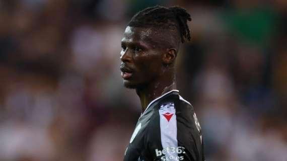 Udinese, pochi minuti in campo per Bayo nel pareggio tra Costa D’Avorio e Gabon