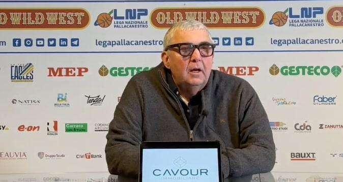 UEB Gesteco Cividale, Pillastrini: "Abbiamo giocato al massimo delle nostre possibilità. Poter contare in questo momento su un solo americano è penalizzante"