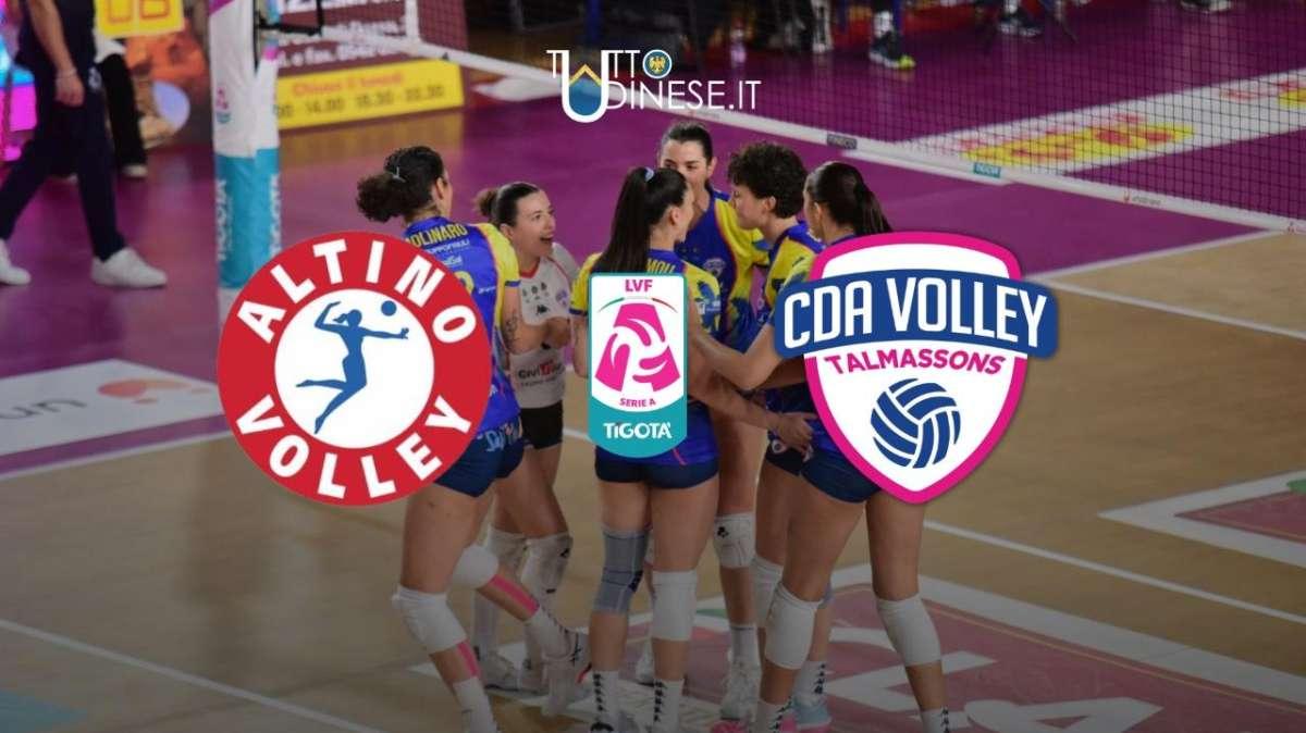 DIRETTA Serie A2 Tenaglia Abruzzo Altino-CDA Talmassons FVG 0-3: RISULTATO FINALE