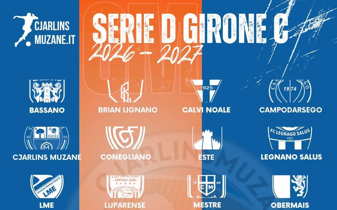 Il Cjarlins Muzane scopre i suoi avversari: ecco chi sono