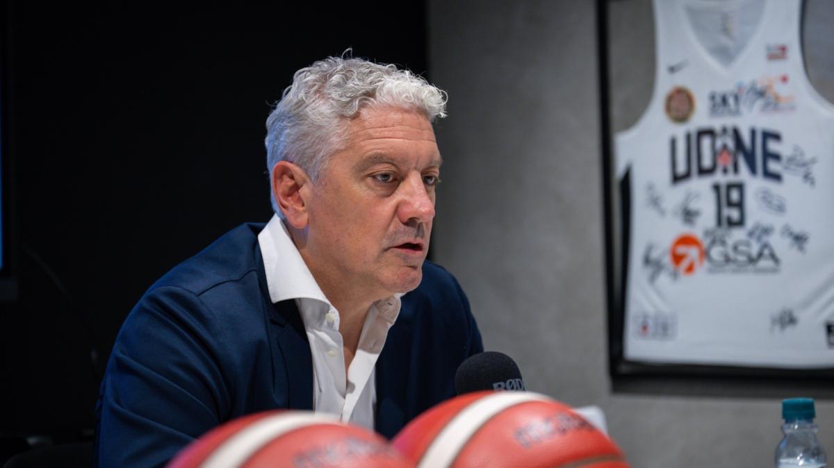 Apu Udine, Conti sul calendario di Serie A: "Iniziare al PalaCarnera Credifriuli sarà uno stimolo in più"