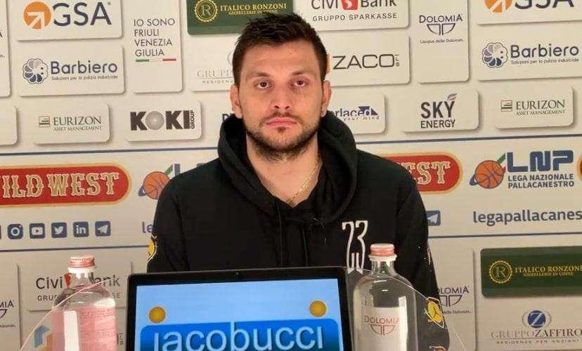 Apu Udine, Gentile: "E' cambiato il nostro approccio difensivo"