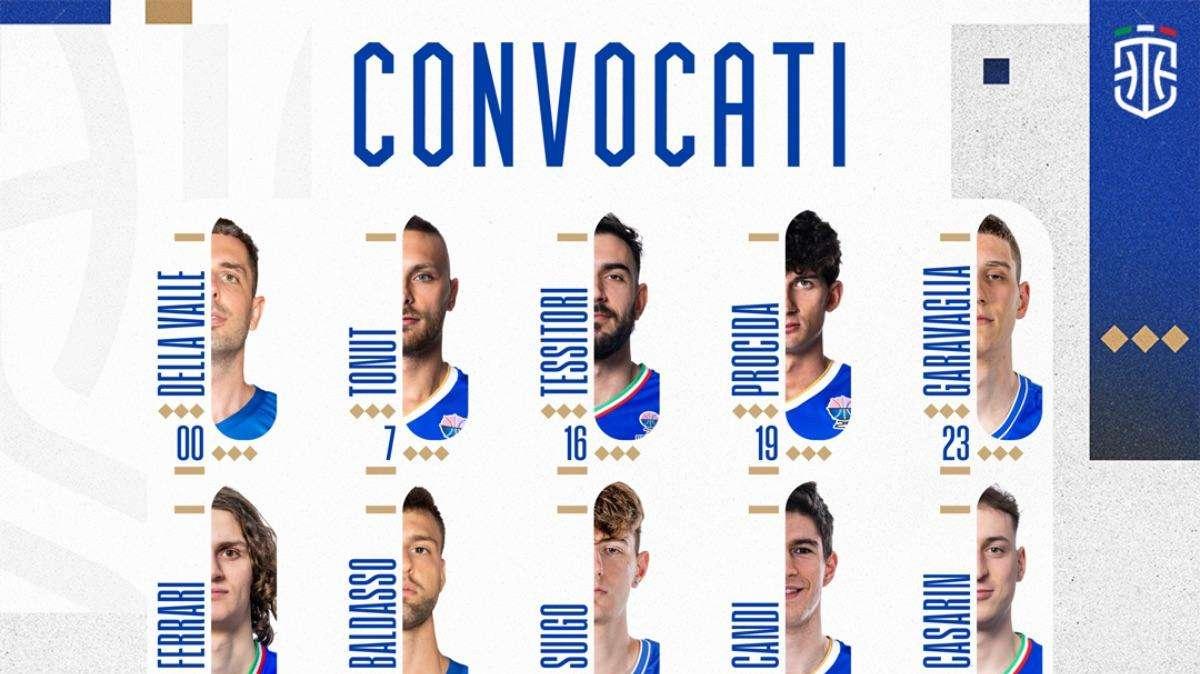 Italbasket, i convocati del CT Banchi: c'è il gioiello della UEB Cividale Ferrari