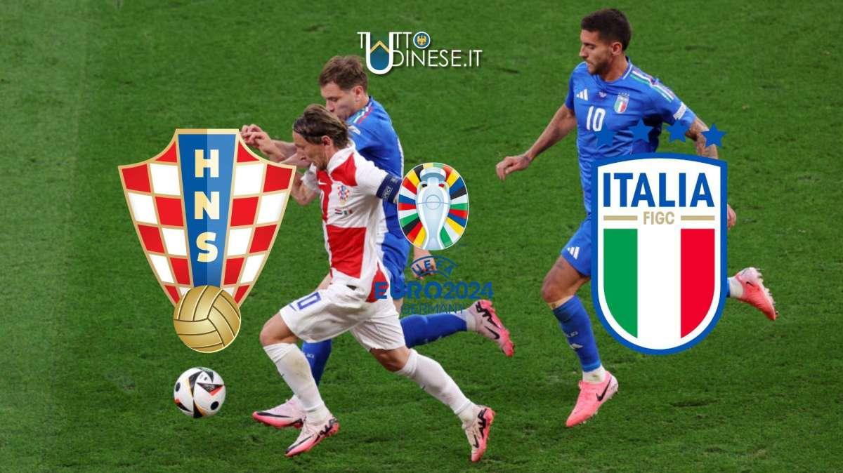 RELIVE UEFA Euro 2024 Croazia-Italia 1-1: Zaccagni! In pieno recupero! Siamo agli ottavi!