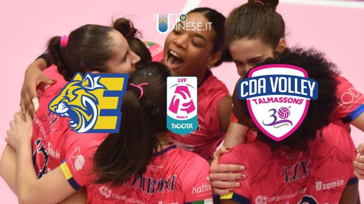 RELIVE Serie A2, Cremona - CDA Talmassons 1-3 (19-25): la CDA si prende il quinto posto
