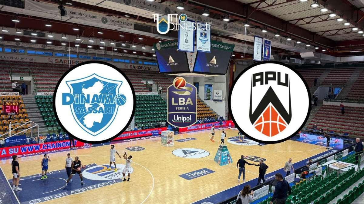 DIRETTA Dinamo Sassari-APU Udine 70-88: RISULTATO FINALE