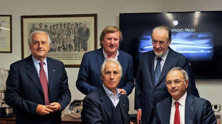 Malagò in visita al Friuli: "Il nuovo stadio è un'eccellenza. Può ospitare grandi manifestazioni"