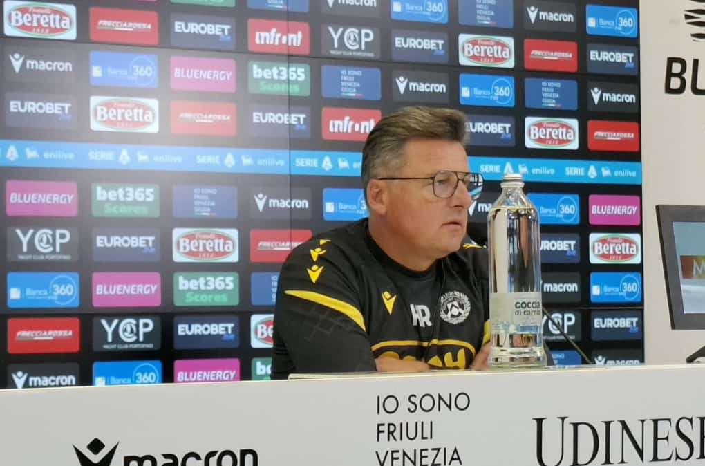 Udinese, Runjaic in conferenza: "Ora siamo più costanti, vogliamo mettere in difficoltà anche la Roma"