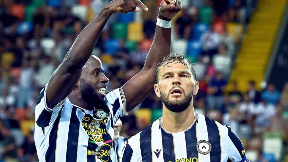 Udinese, l'assist di Davis contro la Lazio vale un record: l'inglese festeggia un particolare traguardo