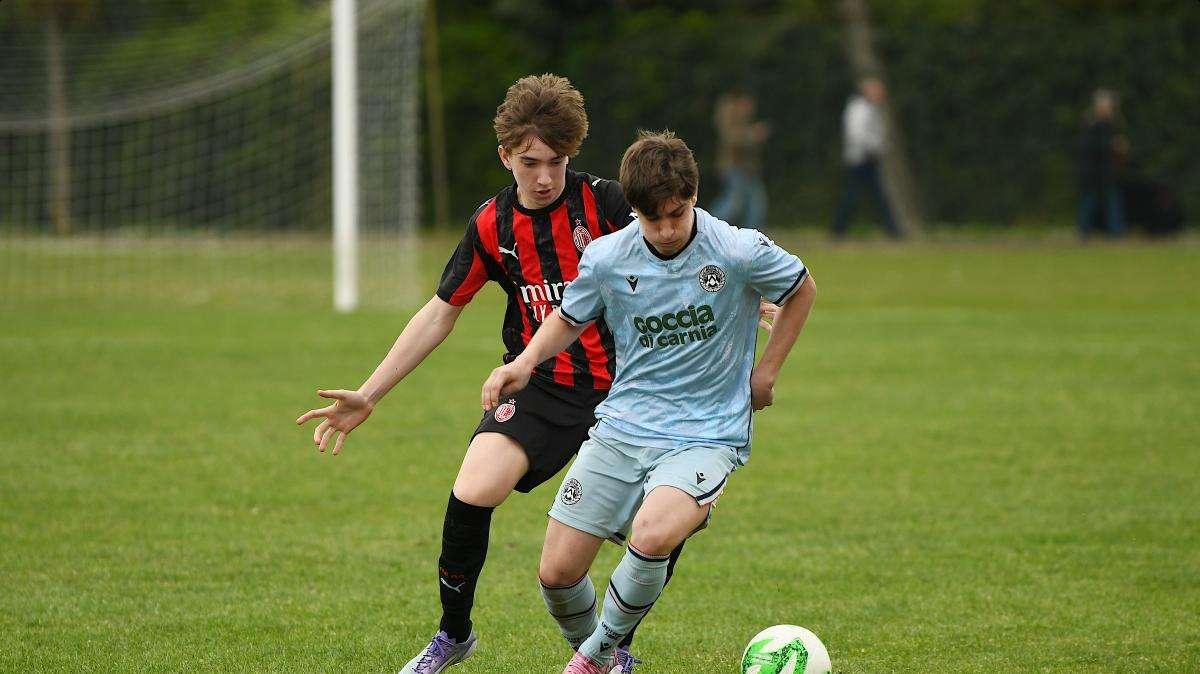 Udinese U15, finisce 0-0 il ritorno con il Milan ma passano i rossoneri