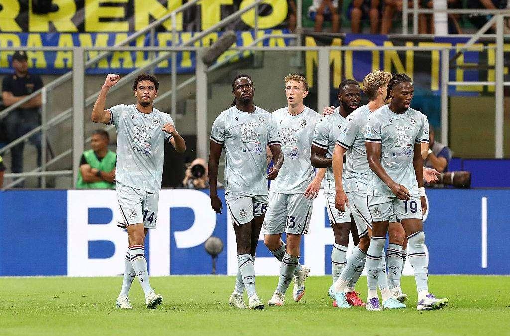 Udinese, fuori Bertola ammonito e dentro Goglichidze: esordio in campionato per il georgiano