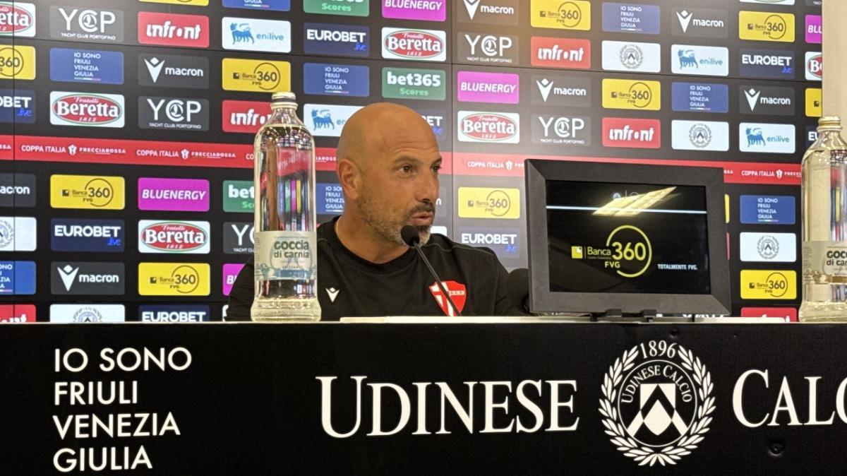 Padova, Calabro in conferenza: "Udinese squadra forte, ci è mancata solo la zampata finale"