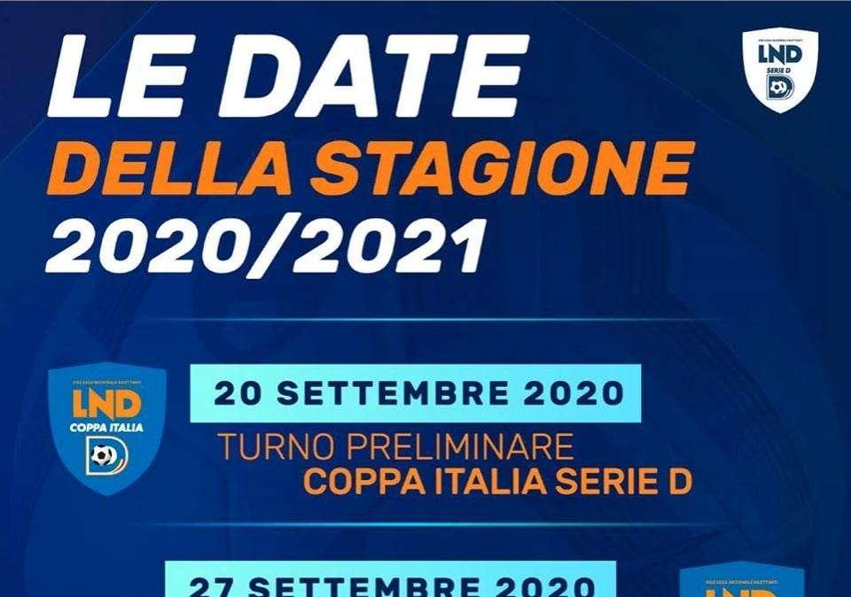 Serie D - Ecco le date ufficiali della stagione: campionato al via il 27 settembre