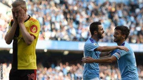 Il Watford ne prende 8 dal Manchester City e rimane ultimo in classifica
