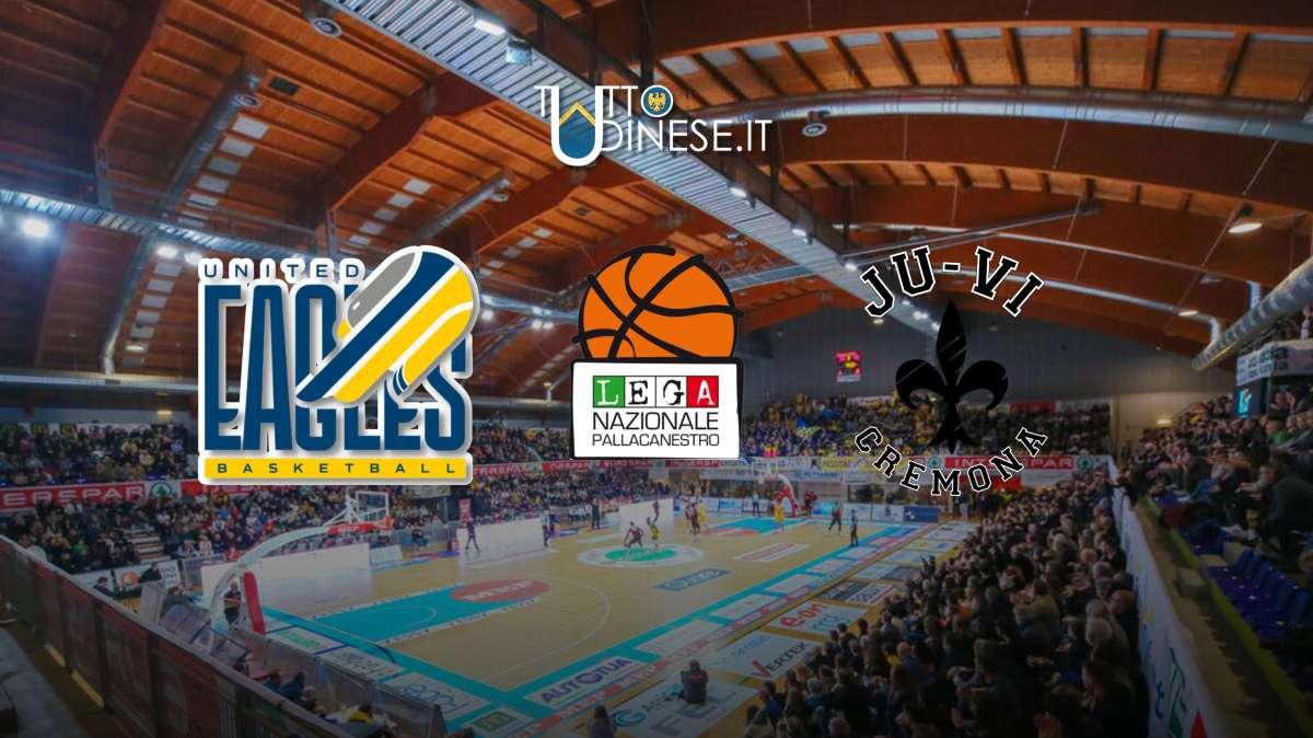 Serie A2 UEB Cividale-JuVi Cremona 76-58: RISULTATO FINALE