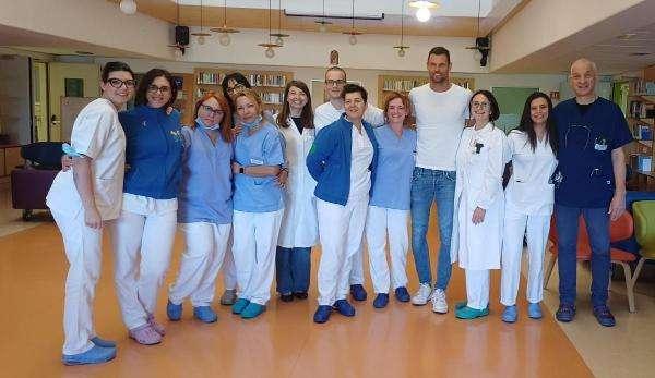 Udinese, Padelli in visita ai ragazzi e ragazze del CRO di Aviano