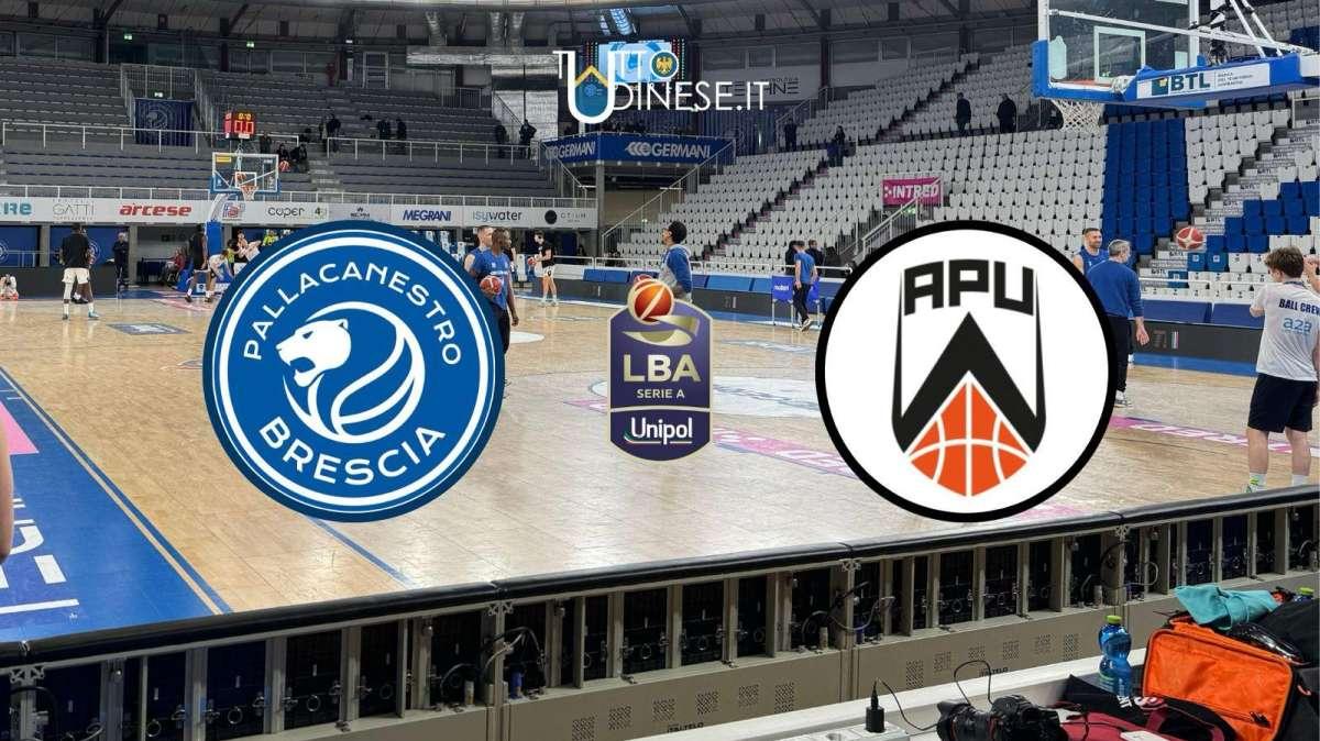 DIRETTA Brescia-APU Udine 83-80: RISULTATO FINALE
