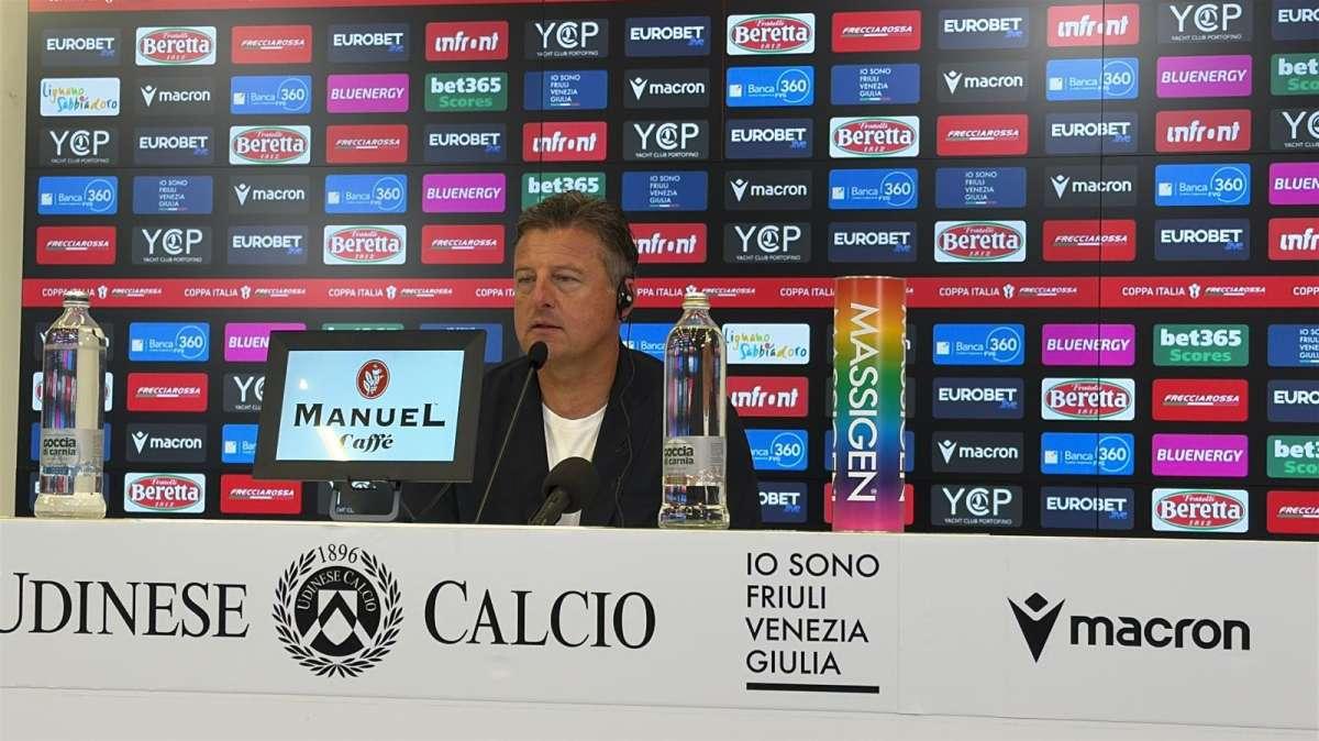 Udinese, Runjaic in conferenza: "Volevamo gli ottavi, Zaniolo migliorerà ancora"