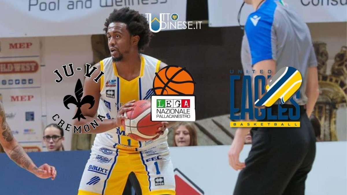 RELIVE Serie A2 JuVi Cremona-UEB Cividale 72-86: RISULTATO FINALE