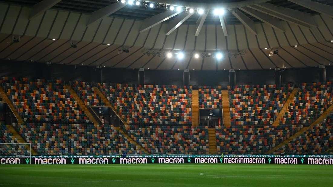 Udinese, accolto soltanto parzialmente il ricorso: Curva Nord chiusa per due gare