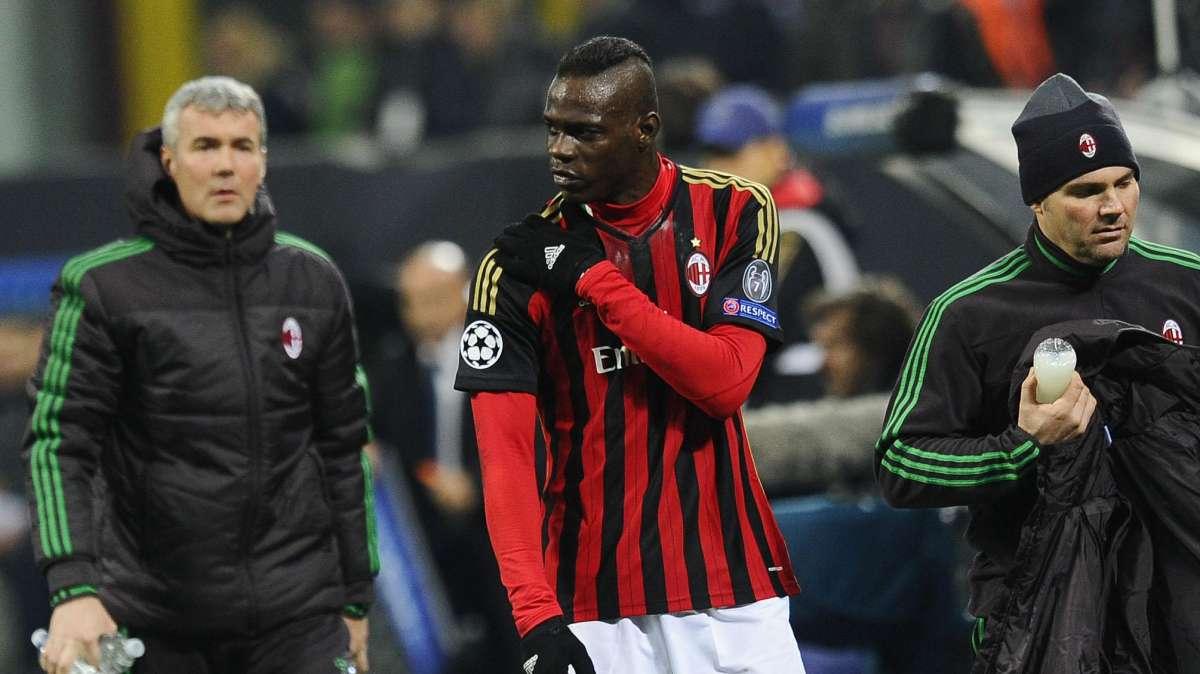 Balotelli out 10 giorni, a rischio per l'Udinese 
