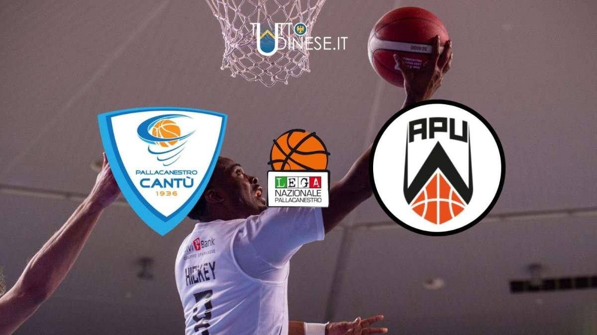 DIRETTA Serie A2, Cantù-Apu Udine 74-83: RISULTATO FINALE