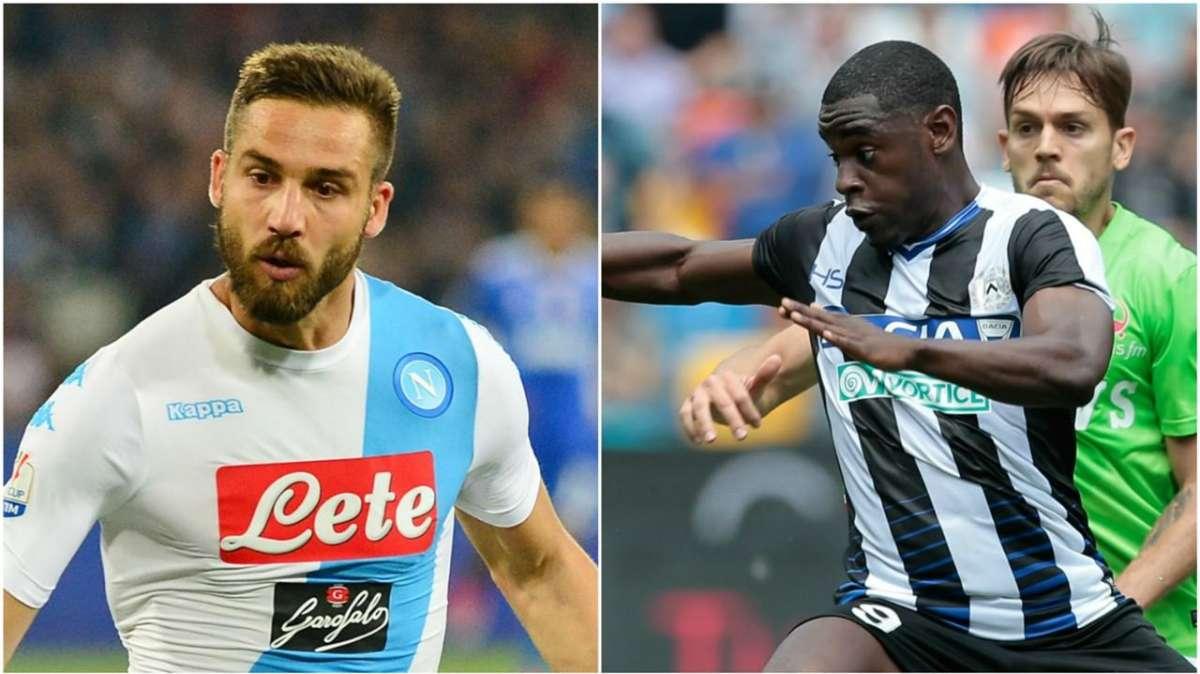 Il Napoli scarica Pavoletti e Zapata: l'Udinese ci prova 