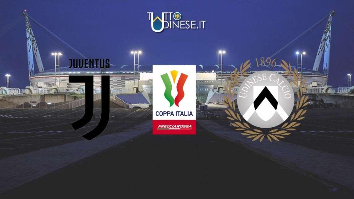 DIRETTA Coppa Italia Juventus-Udinese 2-0: RISULTATO FINALE
