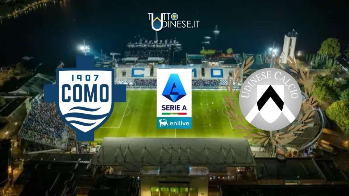 DIRETTA Serie A Como-Udinese 4-1: ko dei bianconeri al Sinigaglia