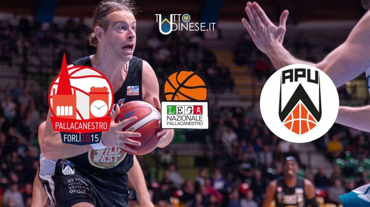 RELIVE Serie A2, Pallacanestro Forlì-Apu Udine (81-70) finita, i bianconeri cedono negli ultimi minuti