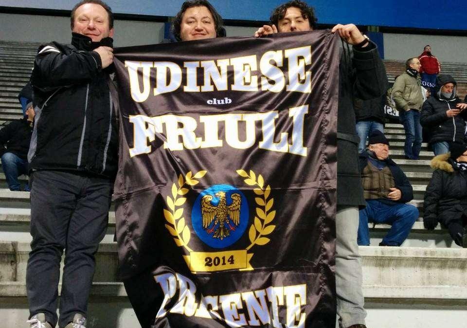 300esima trasferta per il Presidente dell'Udinese Club Friuli Renato Tondon