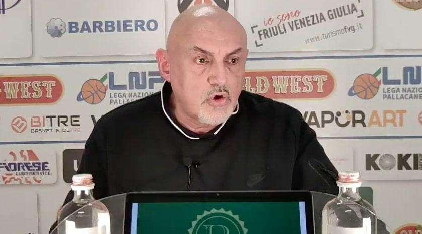 Apu Udine, Boniciolli: "Verona ha meritato. Dobbiamo essere più lucidi"