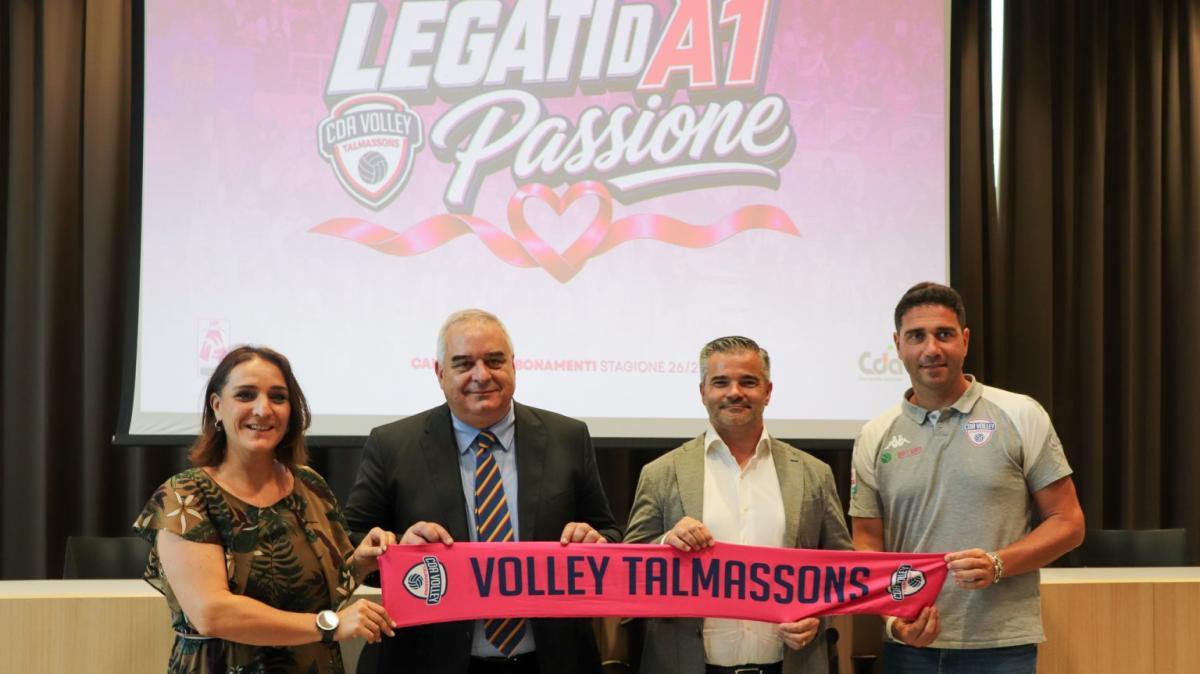 CDA Volley Talmassons FVG, al via la campagna abbonamenti: “Legati DA1 Passione” per il ritorno in Serie A1
