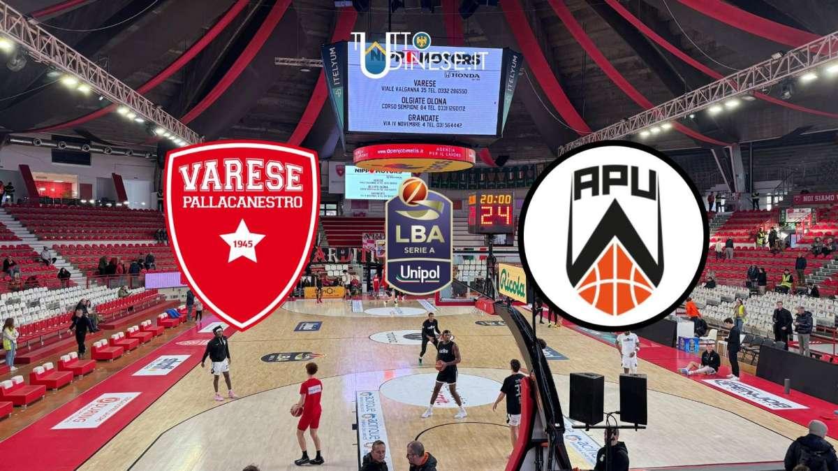 Openjobmetis Varese-Apu Udine 59-66: grande vittoria dei bianconeri