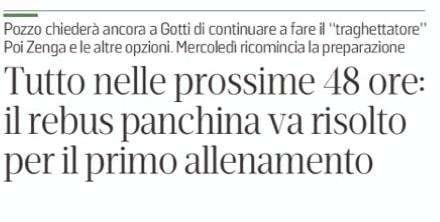 Messaggero Veneto: "Tutto nelle prossime 48 ore: il rebus panchina va risolto per il primo allenamento"