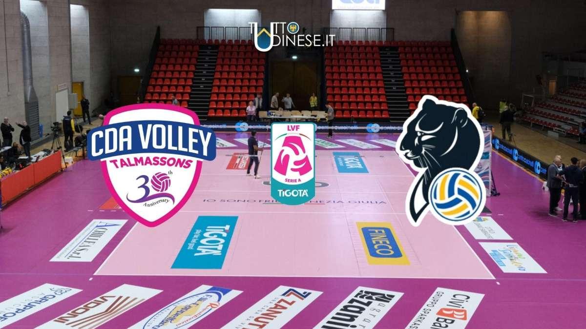 DIRETTA Serie A1 Cda Volley Talmassons Fvg-Imoco Conegliano 0-3 (18-25): RISULTATO FINALE