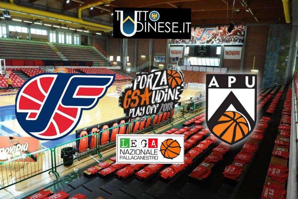 RELIVE A2 Playoff Quarti di finale Gara 2 Novipiù Junior Casale-Apu Gsa Udine 81-61 - FINISCE COSI'